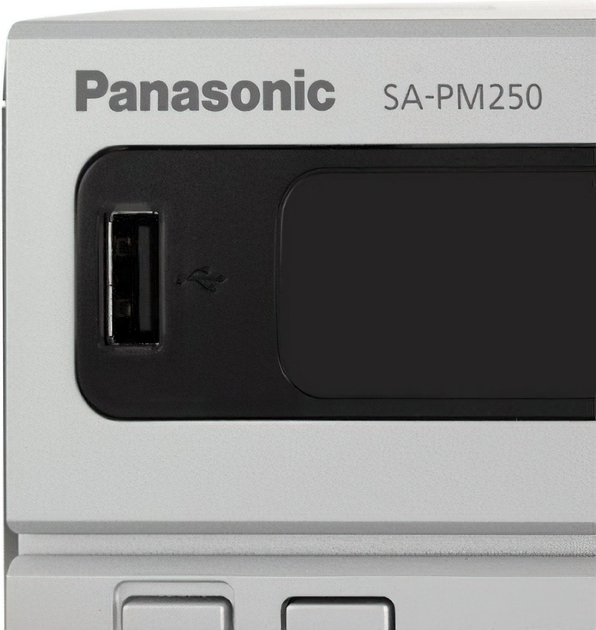 Mikrowieża Panasonic SC-PM250EE-S Silver - obraz 3