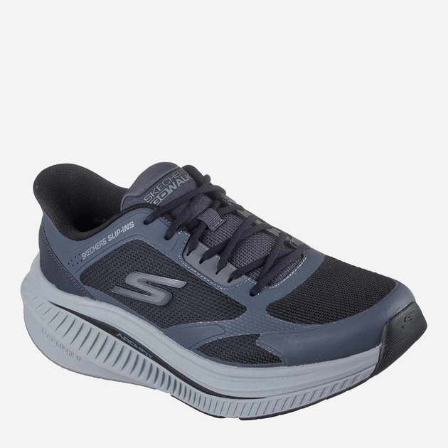 Чоловічі кросівки для залу Skechers 216351 BKCC 46 (12US) 30 см Сірі ...