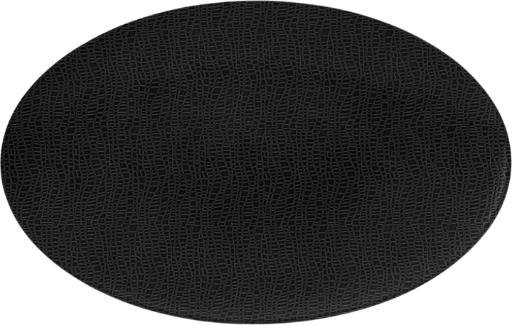 Блюдо Seltmann Weiden Life Fashion Glamorous Black овальне 40 x 26 см (4052212080499) - зображення 1