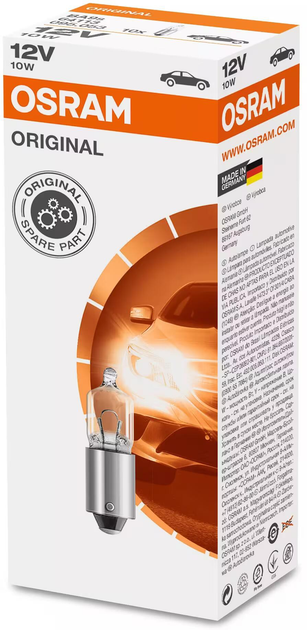 Zestaw żarówek samochodowych Osram Original H10W 10 W 12 V 10 szt (4008321095046) - obraz 3