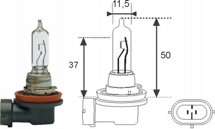 Автолампа Magneti Marelli H9 12V 65W (8001063306285) - зображення 2