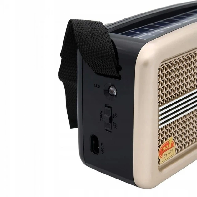 Радиоприемник аккумуляторный Golon RX-BT978S MP3+USB+MicroSD+Bluetooth с солнечной батареей - Фото 3 Радиоприемник аккумуляторный Golon RX-BT978S MP3+USB+MicroSD+Bluetooth с солнечной батареей - зображення 3