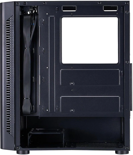 Корпус 1stPlayer D4-BK-4F1 Black з 4 RGB вентиляторами - зображення 6