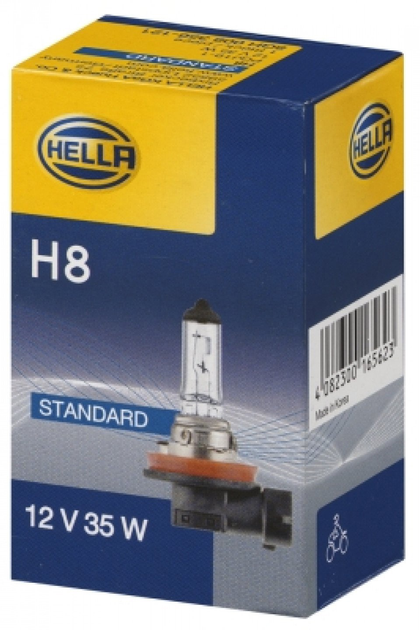 Автолампа Hella Standard H8 35W 12V (8GH178555151) - зображення 2