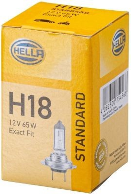Żarówka samochodowa Hella Standard H18 65 W 12 V (8GH217337101) - obraz 2