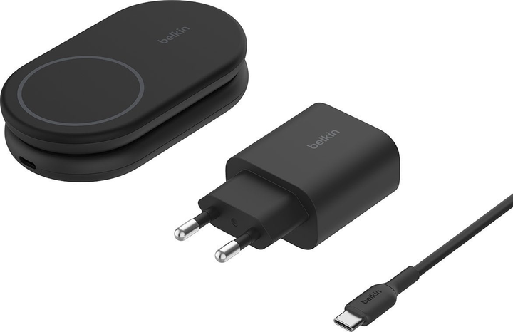 Ładowarka indukcyjna Belkin BoostCharge 2-in-1 Magnetic Foldable Wireless Charger 15 W Black (WIZ028VFBK) - obraz 8