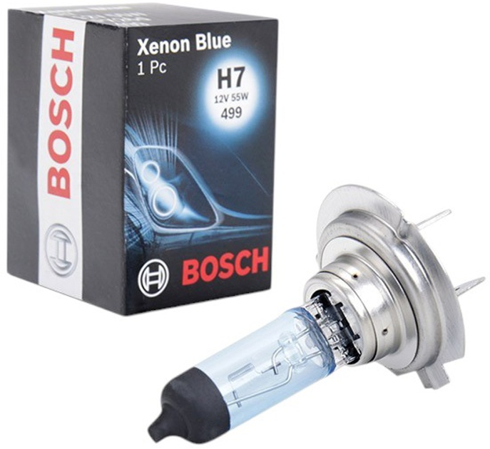 Автолампа Bosch Xenon Blue H7 55W 12V (1987302075) - зображення 2