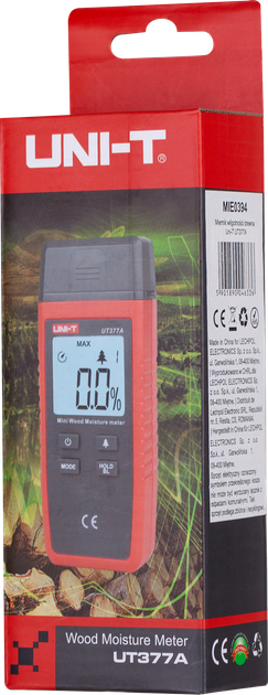 Вологомір електронний для деревини UNI-T UT377A (MIE0394) - зображення 4