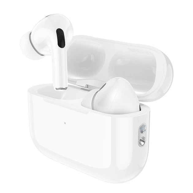 Беспроводные Bluetooth наушники с микрофоном HOCO EW63 Вакуумные TWS наушники с активным шумоподавлением ANC BT5.3, 40/300mAh, до 7 часов работы White - изображение 4