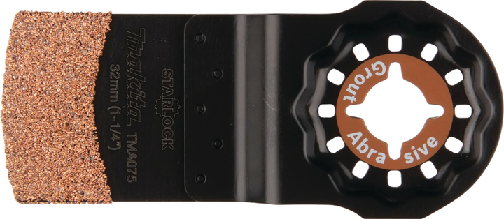Brzeszczot do pił wgłębnych i segmentowych Makita HM BLADE 32 TMA075 GRIT 50 SL (88381536585) - obraz 1