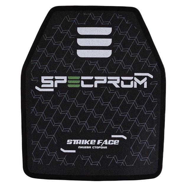 Полиэтиленовая бронеплита S-Line 3-го класса SPECPROM. Вес 1,4 кг. Размер 25 на 30 см. - изображение 2