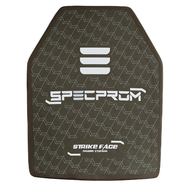 Керамическая бронеплита S-Line 5-го класса SPECPROM. Вес 3.38 кг. Размер 27.5 на 35 см. - изображение 2