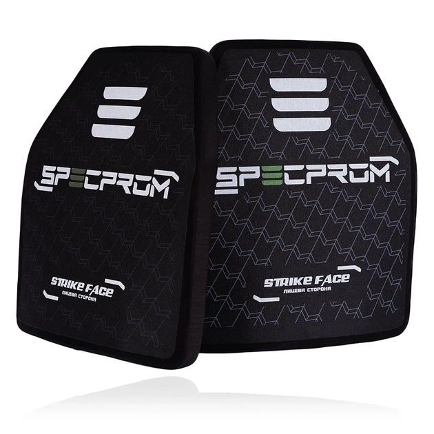 Полиэтиленовая бронеплита S-Line 3-го класса SPECPROM. Вес 1,4 кг. Размер 25 на 30 см. - изображение 5