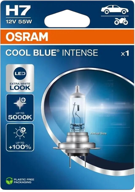 Автолампа Osram Night Breaker Silver H7 55W 12V (64210CBN-1BL) - зображення 2