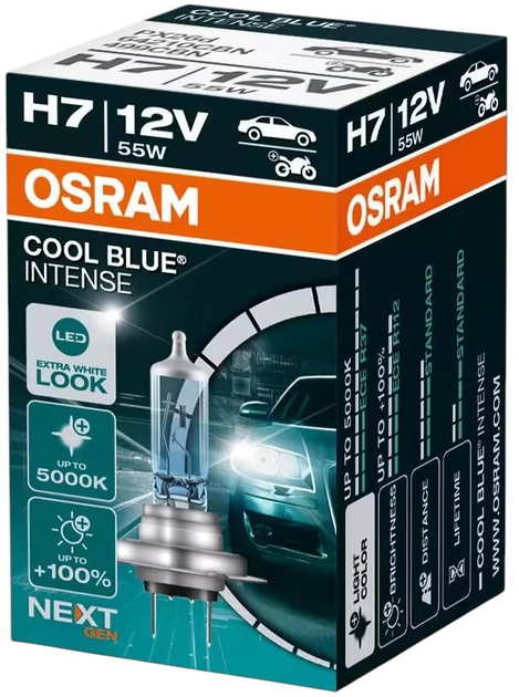 Автолампа Osram Night Breaker Silver H7 55W 12V (64210CBN-1BL) - зображення 3