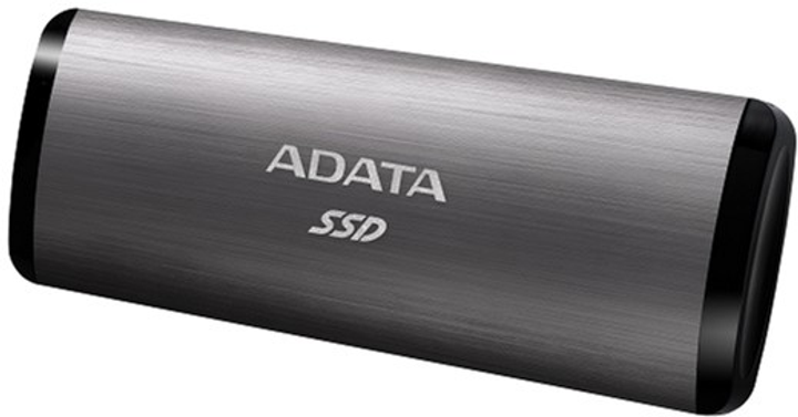 Dysk SSD ADATA SE760 256GB USB 3.2 Type-C 3D NAND TLC Titanium Gray (ASE760-256GU32G2-CTI) External - obraz 2