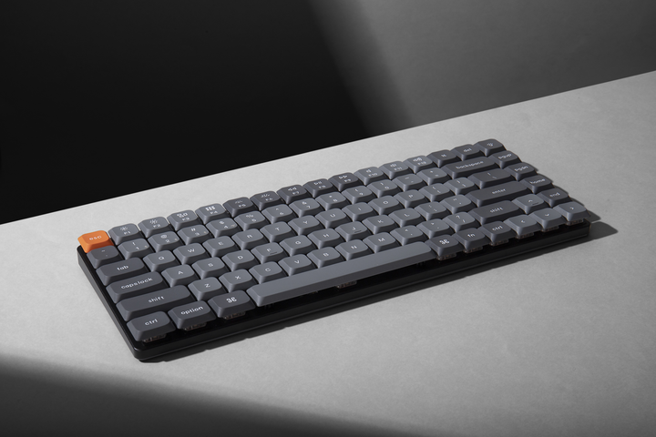 Klawiatura bezprzewodowa Keychron K3 Max Gateron MX 2.0 Brown QMK RGB Eng/Ukr Wireless/Bluetooth/USB Black (K3MH3_KEYCHRON) - obraz 3