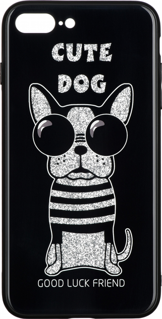 Etui WK WPC-087 do Apple iPhone 7 Plus/8 Plus Cute Dog Black (681920360735) - obraz 1