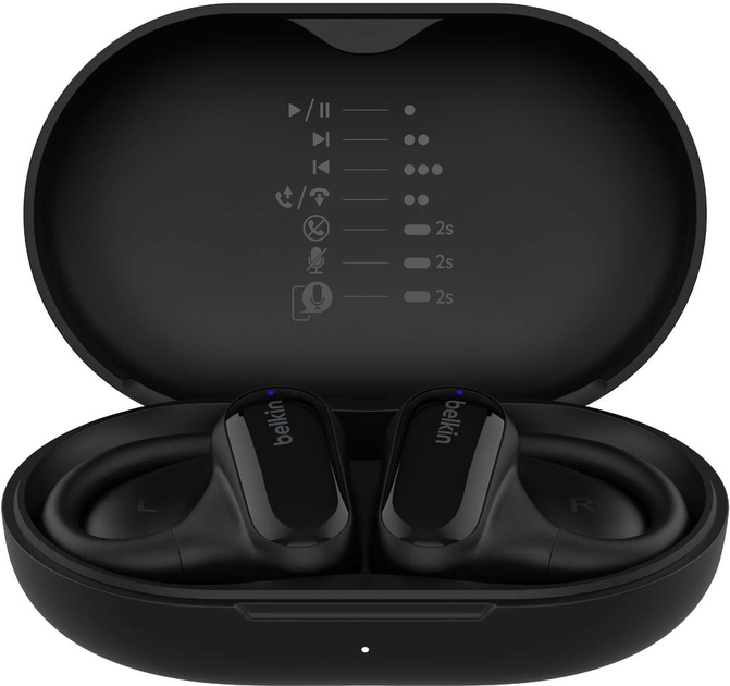 Навушники Belkin SoundForm ClearFit Open-Ear Black (AUC013ctBK) - зображення 4