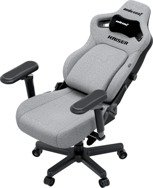 Fotel gamingowy Anda Seat Kaiser 4 V2 Size XL Gray Fabric (AD12YDDC-XLL-20-G-CF-03) - obraz 7