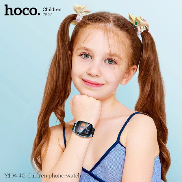 Smartwatch dla dzieci Hoco Y104 42 mm Blue (6942007646369) - obraz 3