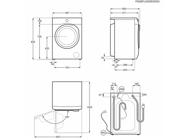 Стиральная машина Electrolux - EW7W4492U - изображение 3