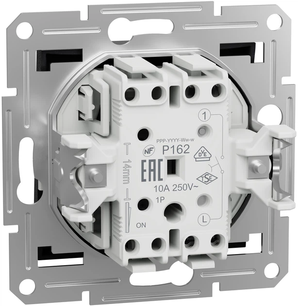 Вимикач кнопоковий Schneider Electric Asfora самозажимний антрацит EPH0700171 - Фото 2 Вимикач кнопоковий Schneider Electric Asfora самозажимний антрацит EPH0700171 - зображення 2