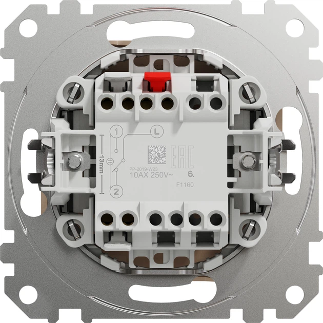 Перемикач 1-клавішний Schneider Electric Sedna Design Бежевий SDD112106 - изображение 2