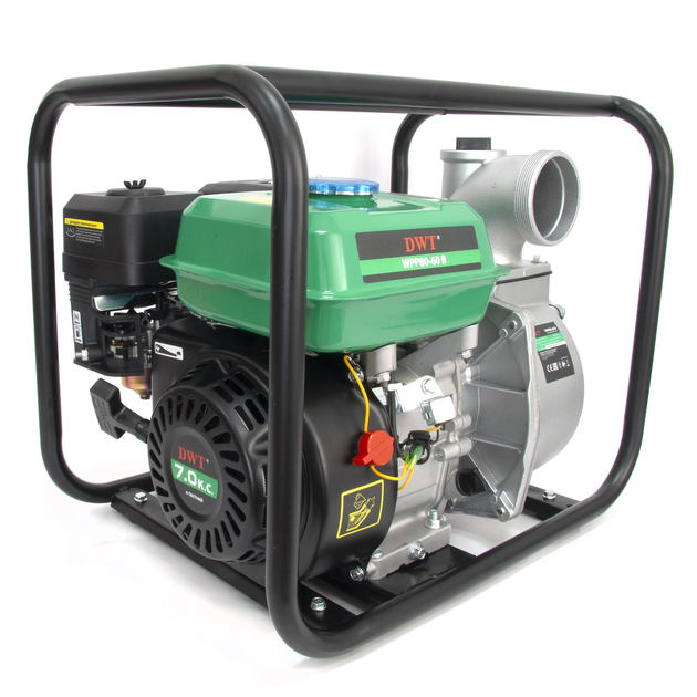 Бензиновый водяной насос (мотопомпа) DWT WPP80-60 B - изображение 2