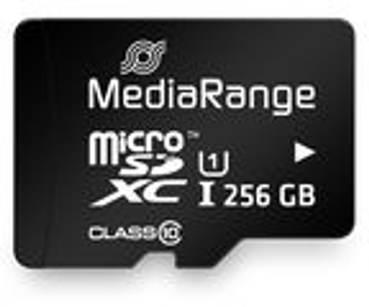 Карта пам'яті MediaRange microSDXC 256GB Class 10 + SD адаптер (MR946) - зображення 2