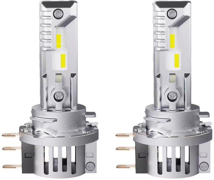 Комплект автоламп Osram LEDriving HL H15 16.5/3.8 Вт 12 В 2 шт (64176DWESY-2HB) - зображення 2