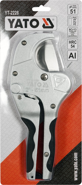 Obcinak do rur PVC YATO do 51 mm (YT-2228) - obraz 4