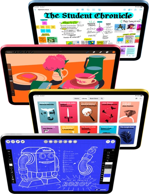 Планшет Apple iPad 11" 2025 Wi-Fi 512GB Yellow (MD5A4) - зображення 3