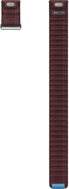 Pasek Samsung Fabric Band (S/M) do Samsung Galaxy Watch 7 Wine (ET-SVL30SEEGEU) - obraz 2