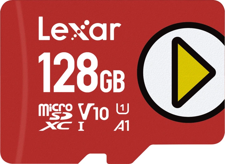 Karta pamięci Lexar Play microSDXC 128GB Class 10 UHS-I U3 V10 A1 (LMSPLAY128G-BNSNG) - obraz 1