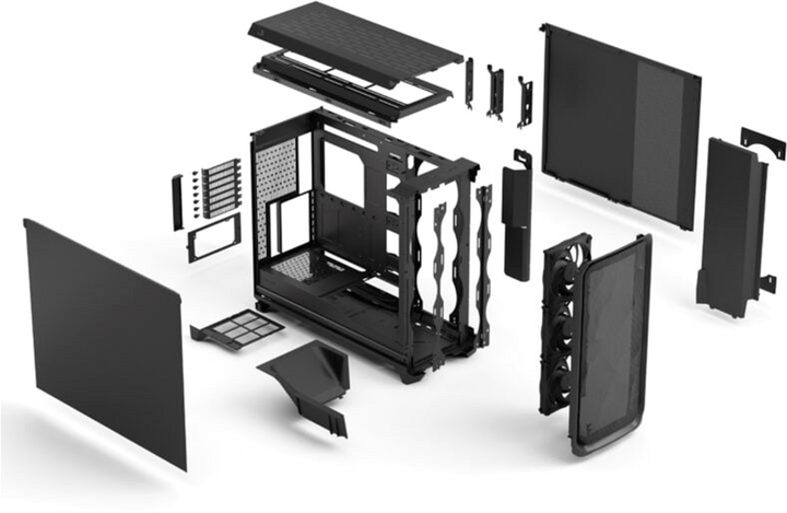 Корпус Fractal Design Meshify 3 XL Black Solid (FD-C-MES3X-01) - зображення 14