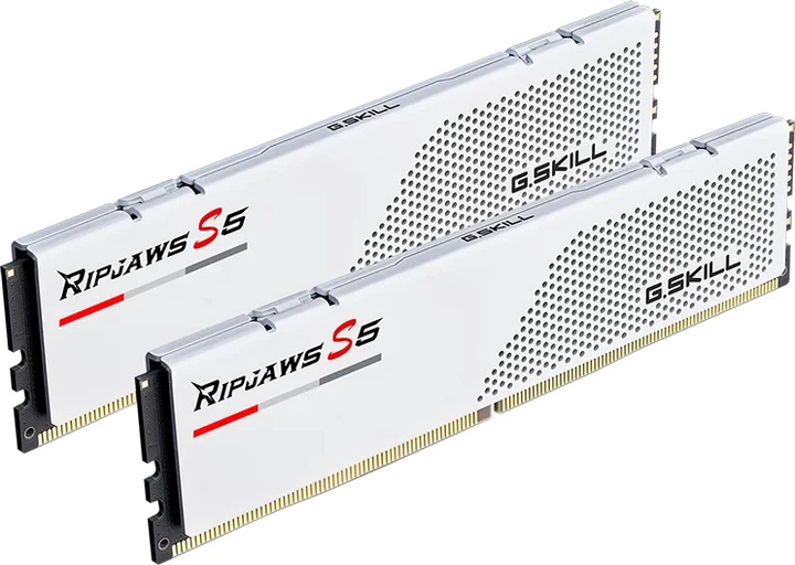 Pamięć RAM G.Skill DDR5-6000 65536MB PC5-48000 (Kit of 2x32768) Ripjaws S5 White (F5-6000J2836G32GX2-RS5W) - obraz 2