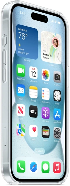Etui Apple MagSafe Clear Case do Apple iPhone 15 Clear (MXRK3) - obraz 7