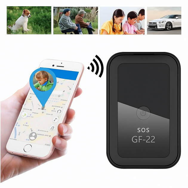 GPS трекер GF 22 с магнитом мини маячок для авто детей животных багажа - изображение 4