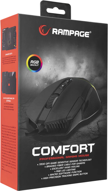 Миша Rampage SMX-G39 Black (8680096106736) - зображення 8