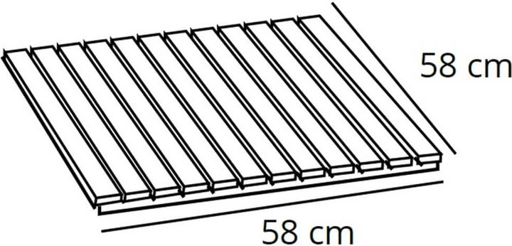 Килимок для душу Arredamenti Samoa 60 коричневий 58 x 58 см (8023856196040) - зображення 3