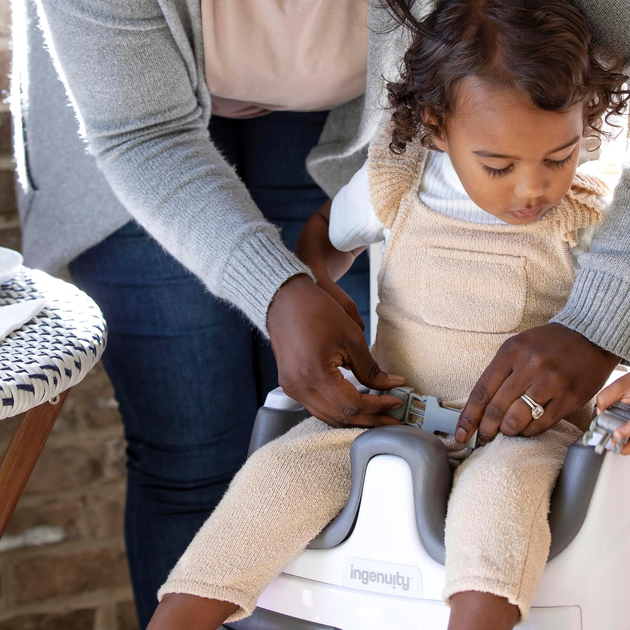 Стільчик для годування Ingenuity Baby Base Booster 2 в 1 Mist (0074451167285) - зображення 16
