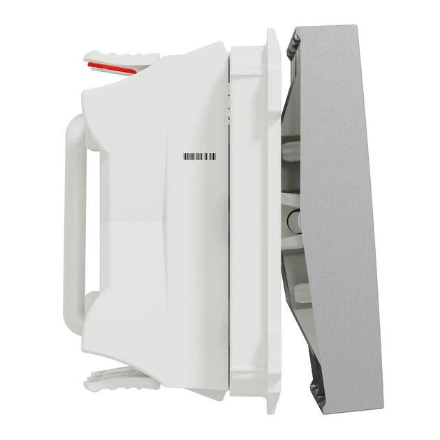 Переключатель двухклавишный Schneider Electric Unica New 2 модуля алюминий NU321330 - Фото 2 Переключатель двухклавишный Schneider Electric Unica New 2 модуля алюминий NU321330 - изображение 2
