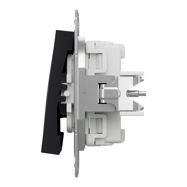 Выключатель трёхклавишный Schneider Electric Asfora антрацит EPH2100171 - изображение 2