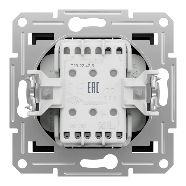 Выключатель трёхклавишный Schneider Electric Asfora антрацит EPH2100171 - изображение 8
