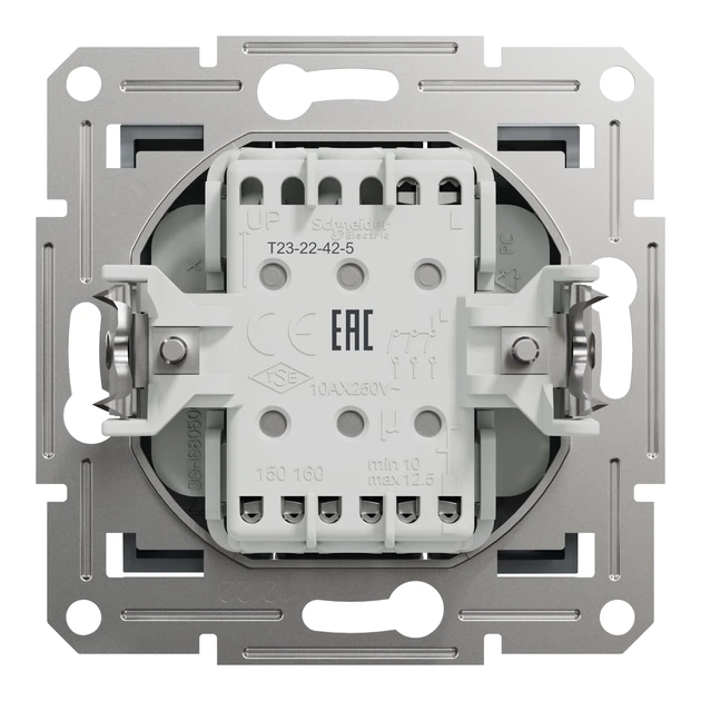 Выключатель трёхклавишный Schneider Electric Asfora сталь EPH2100162 - Фото 8 Выключатель трёхклавишный Schneider Electric Asfora сталь EPH2100162 - изображение 8