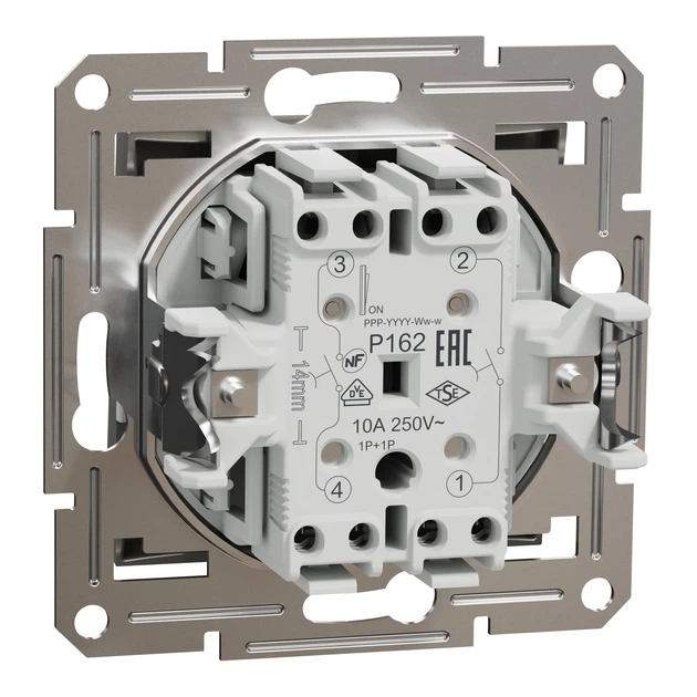 Кнопковий вимикач двоклавішний Schneider Electric Asfora бронза EPH1100169 - зображення 7