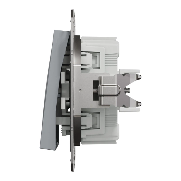Вимикач для жалюзі Schneider Electric Asfora сталь EPH1300162 - зображення 4