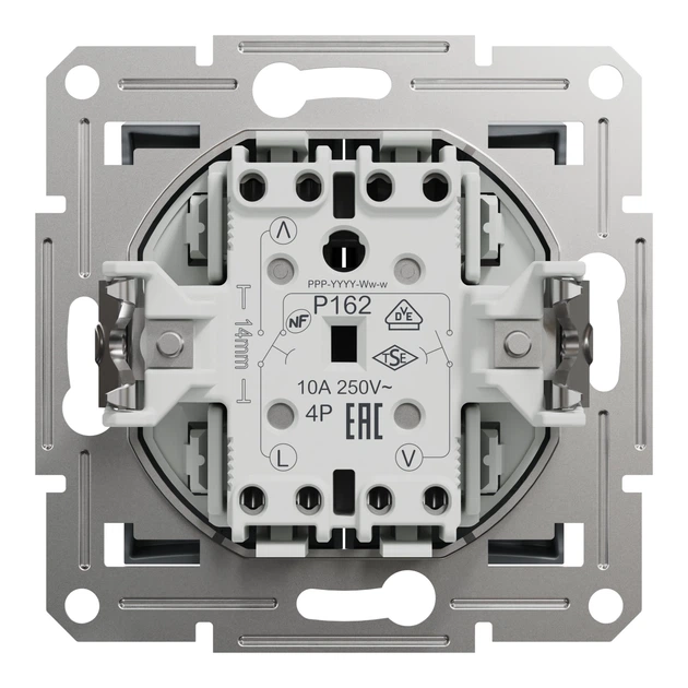 Вимикач для жалюзі Schneider Electric Asfora сталь EPH1300162 - зображення 8