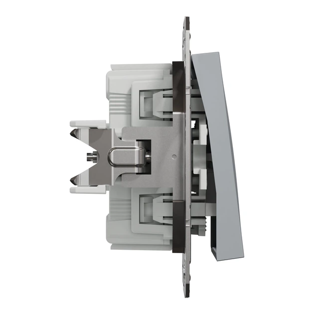 Переключатель перекрёстный Schneider Electric Asfora сталь EPH0500162 - изображение 3